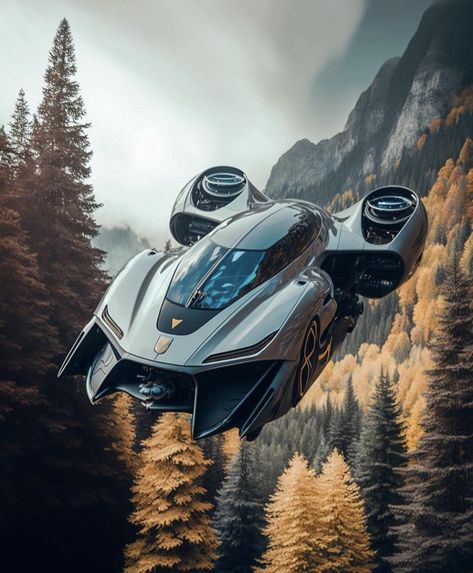 Scifi Car, Future Flying Cars, Hover Car, Mobil Futuristik, Luxury Helicopter, Concept Vehicles Sci Fi, Flying Cars, Fantasy Cars, Future Transportation