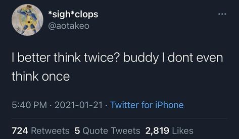 Funny Tweets Twitter, Health Memes, Funny Twitter Posts, Twitter Tweets, Twitter Funny, Good Comebacks, Character Quotes, Twitter Quotes Funny, Tumblr Quotes