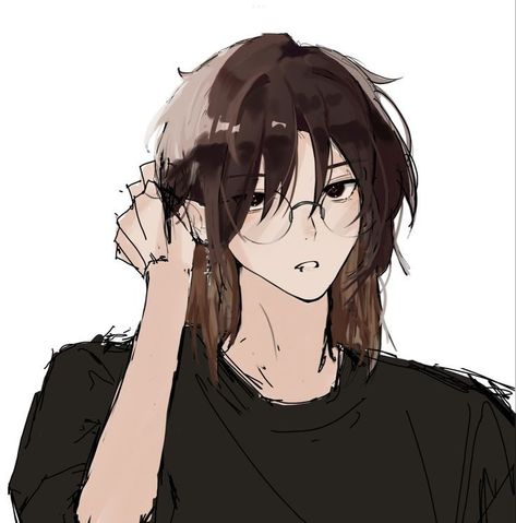 Tomboy Drawing, Anime Glasses Boy, Pfp Wallpapers, Tomboy Art, Oc Art, Cool Anime Pictures, Icon Pfp, Anime Drawings Boy, Aesthetic Icon