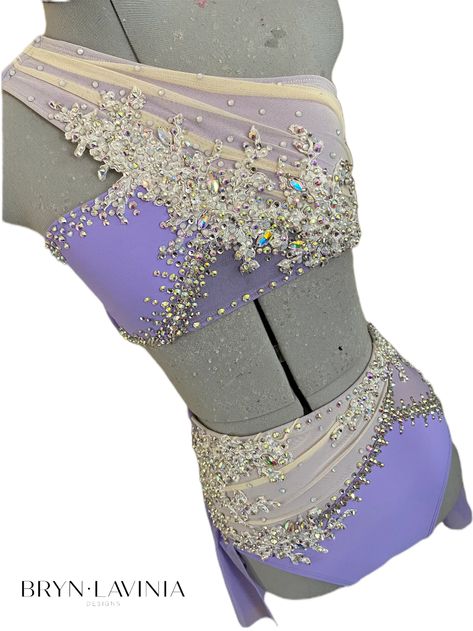 Bryn Lavinia Designs, Dance Costume Stoning Patterns, Custom Dance Costumes Lyrical, Purple Dance Costumes, Lyrical Dance Costumes Solo, Dance Costume Ideas, Sparkly Dance Costume, Dress For Dance, Competition Dance Costumes