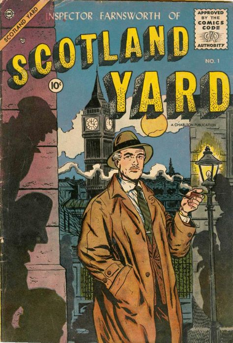 Harvey Comics, The Pickwick Papers, 39 Steps, Charlton Comics, Scottish Deerhound, Travel Scotland, Golden Age Comics, Scotland Yard, Private Eye