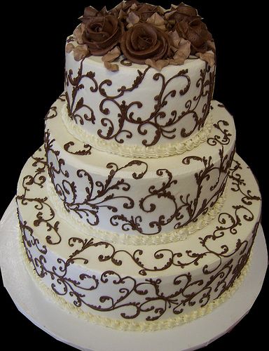 We often work with Alpine Bakery for yummy cakes for any occasion at The Hamlet! Chocolate Designs, Burgundy Wedding Cake, Swirl Cake, Pretty Cake, White Frosting, Buttercream Wedding Cake, Chocolate Cake Decoration, Tiered Cake, Cupcake Display