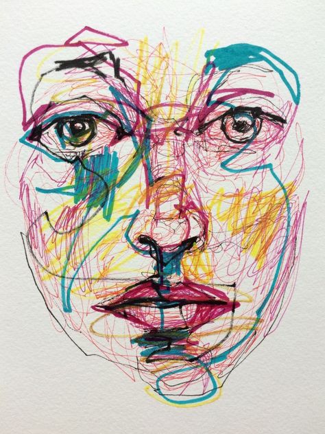 Creative Portraits Drawing, Abstract Person, Noel Badges Pugh, Arte Grunge, Art Diary, Arte Inspo, Arte Sketchbook, Ap Art, Sketchbook Art Inspiration