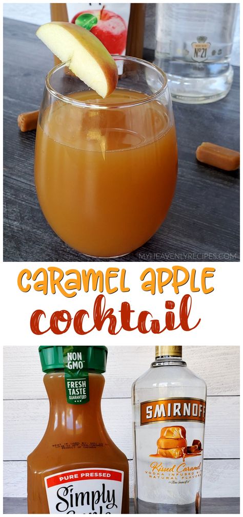 Caramel Apple Cider Cocktail, Easy Holiday Cocktail Recipes, Easy Holiday Drinks, Cider Cocktail Recipes, Easy Holiday Cocktails, Holiday Cocktail Recipes, Caramel Apple Cider, Christmas Drinks Alcohol Recipes, Cider Cocktail