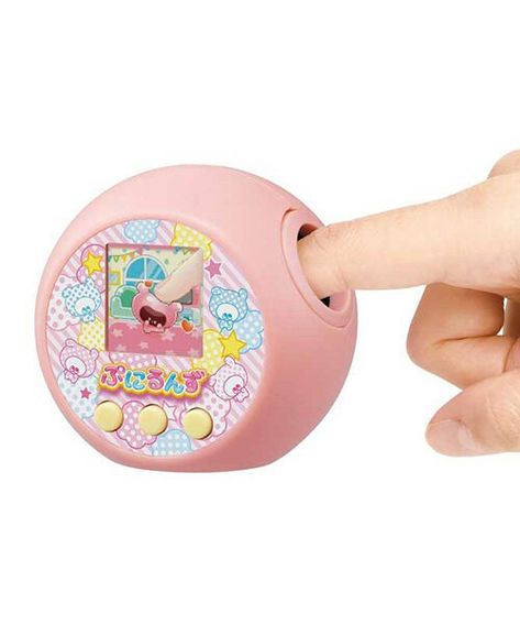 this virtual pet is like a tamagotchi that you can actually pet Kawaii Tamagotchi, Japan Kawaii, Paper Toys Template, Sumikko Gurashi, Japanese Toys, Virtual Pet, Takara Tomy, Mini Games, Pet Shop