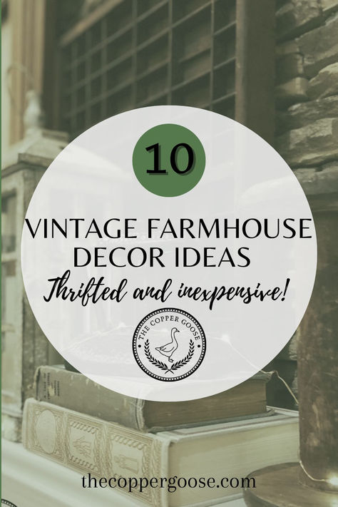 Thrifted, inexpensive, and genuine farmhouse finds are the best! The rustic look of vintage farmhouse decor is classic and won’t be going out of style anytime soon. Here are my 10 favorite vintage farmhouse decor items, where to find them for cheap, and inspiration on how you can style them in your own home for that charming and rustic feel that we all love! Repurposed Farmhouse Decor, Authentic Farmhouse Decor, Vintage Farmhouse Decor Ideas, Farmhouse Antique Decor, Classic Farmhouse Decor, Rustic Antique Decor, Farmhouse Diys, Traditional Farmhouse Decor, Vintage Home Decor Ideas