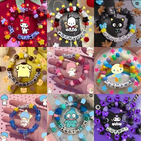 Sanrio Beaded Bracelets Kandi | Etsy in 2022 | Diy kandi bracelets, Kandi bracelets, Diy kandi Bracelets Kandi, Rave Bracelets, Pulseras Kandi, Diy Kandi Bracelets, Pony Bead Bracelets, Diy Kandi, Kandi Kid, Hello Kitty Jewelry, Hello Kitty Crafts