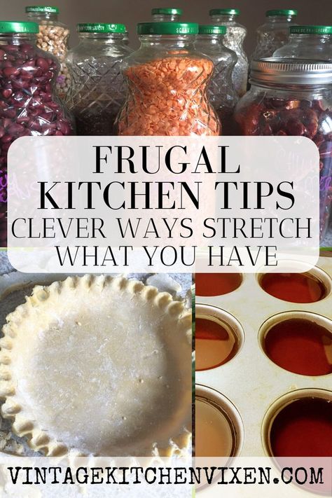 Homesteading Skills Frugal Living, Cooking From Scratch Frugal, Money Saving Grocery Tips, Food Saving Tips, Homemade Kitchen Restock, What To Make When You Have No Food, Frugal Homemaking, Frugal Kitchen, Budget Grocery