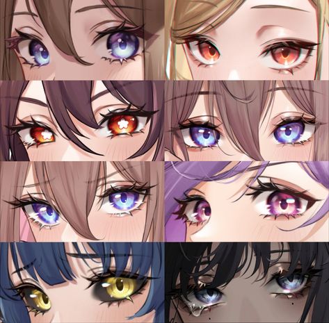 Eyes Artwork, Body Base Drawing, Human Drawing, Anime Eye Drawing, Digital Art Anime, Anime Eyes, Art Tutorials Drawing, Anime Poses Reference, Kawaii Art