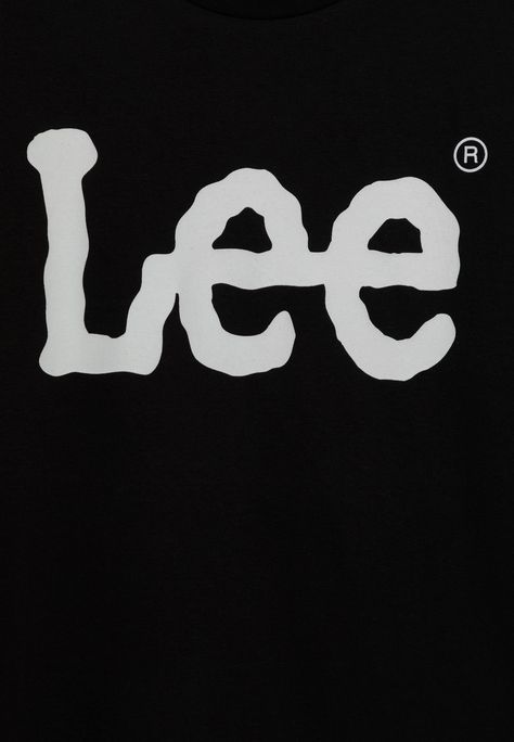 Lee WOBBLY GRAPHIC - Potiskana majica - black Lee Logo, Print T Shirts, Shirt Print, Graphic Prints, Black Shirt, Tshirt Print, Printed Shirts, Print T Shirt, Graphic Tshirt