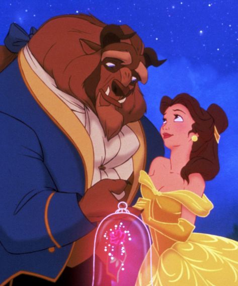 Fun Movie Facts, Disney Viejo, Best Movie Couples, Disney Amor, Couples Disney, Movie Trivia, The Beast Movie, Beauty And The Beast Movie, Animation Disney