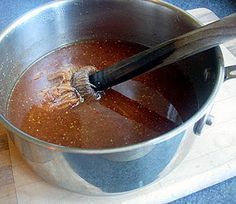 Moppin Sauce Recipe, Rib Mop Sauce Recipe, Mopping Sauce, Ribs Bbq Sauce, Pork Ribs Bbq, Sauce For Pork, Bourbon Bbq Sauce, Bbq Rub Recipe, Bbq Sauce Homemade Easy