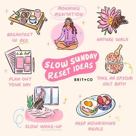 Ready for a Sunday reset? This routine will set you up for success in the week ahead 💛 ⁠ ⁠ breakfast in bed 🥐 ⁠ slow wake-up ☀️ ⁠ plan out your day 📆 ⁠ morning meditation 🧘‍♀️ ⁠ prep nourishing meals 🥘 ⁠ take a nature walk 🌸 ⁠ enjoy an epsom salt bath 🛁 ⁠ ⁠ #romanticizeyourlife #summer #selfcare #selflove⁠ #selfcaretips #sundayreset #reset #thatgirl #slowliving #slowlife Plan Out Your Day, Summer Selfcare, Nourishing Meals, Epsom Salt Bath, Sunday Reset, Salt Bath, Angel Guide, Morning Meditation, Nature Walk