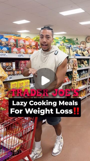 Trent Harrison | Online Fitness Coach on Instagram: "The best lazy cooking meals from Trader Joe’s‼️  These meals require minimal prep, they are macro-friendly, and taste incredible 🙌🏾  Comment “LIST” if you want me to send you my Trader Joe’s grocery shopping list over for weight loss!   #protein #mealprep #chicken #fitness #fitnesstips #nutrition #weightloss #fatloss #grocerystore #groceryhaul #traderjoes" Trader Joes Shrimp Taco, Trader Joe’s Ready Meals, Healthy Meals From Trader Joes, Trader Joes Egg Wrap Recipes, Trader Joe's Grocery List, Target Meal Prep, Lazy Trader Joes Meals, Trader Joe Meal Prep, Healthy Trader Joe’s Meal Ideas