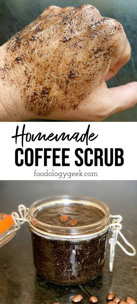 Diy Coffee Face Moisturizer, Homemade Coffee Scrub Skin, Coffee Salt Scrub Diy, Organic Exfoliating Face Scrub, Natural Exfoliating Scrub Face, Coffee Face Cream Diy, Coffee Scrubs For Face, Coffee Grinds For Face, Homemade Coffee Scrub For Face