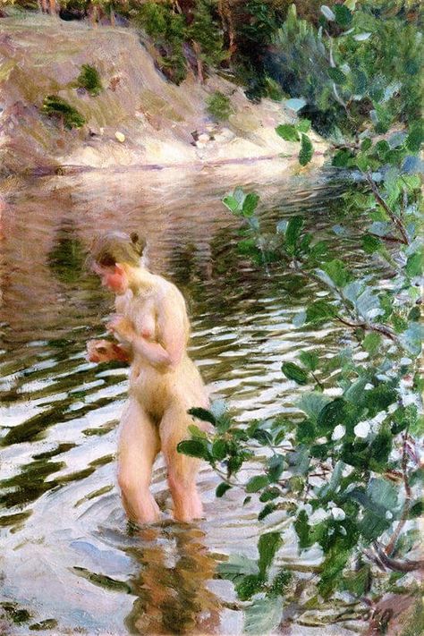 Discovering Zorn, the Petit Palais & Patisseries in Paris - will kemp art school Anders Zorn, Pick Art, Female Artwork, Nude Artwork, Carl Larsson, Female Art Painting, The Loft, Cadiz, 귀여운 동물