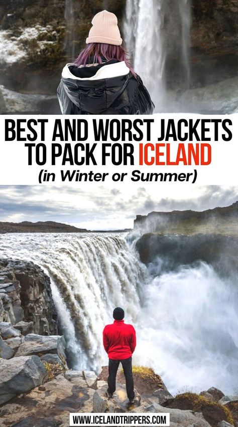 Best and Worst Jackets to Pack for Iceland (in Winter or Summer) Best Jacket For Iceland, What To Wear In Iceland In February, Iceland Cruise Packing Lists, What To Wear In Reykjavik, Packing For Iceland In September, Packing For Iceland In March, Summer In Iceland Outfits, What To Wear In Iceland Winter, Iceland Travel Outfits Summer