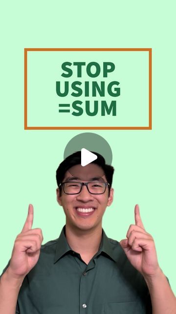 Grant - Excel Tips on Instagram: "Alternatives to Using =SUM in Excel  📁 Save this post so you can use it later!  #excel #exceltips #exceltricks #microsoftexcel #microsoftoffice #accounting #exceltutorial" Excel Table Design, Onenote Tips, Excel Tricks, Office Tips, Excel Hacks, Microsoft Excel Tutorial, Powerpoint Tips, Excel Shortcuts, Excel Tips