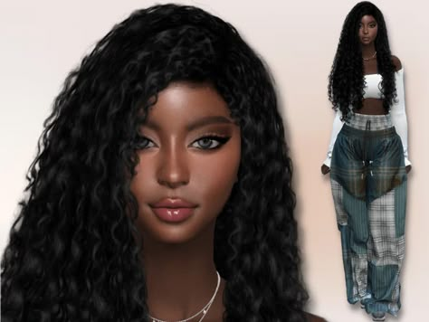 Sims 4 Cc Mixed Race Hair, Sims 4 Alpha Curly Hair, Afro Hair Sims 4 Cc Alpha, Sims 4 Cc Long Curly Hair, Sims4 Curly Hair, Ts4 Curly Hair, Sims 4 Curly Hair Cc Alpha, Afro Hair Sims 4, Sims Resource Hair