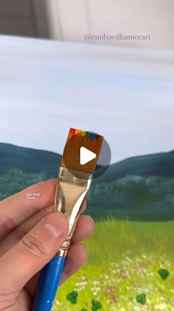 How To Paint A Rainbow, Easy Rainbow Painting, Painting Ideas Rainbow, Painting A Rainbow, Rainbow Drawing, Painted Rainbow, Rainbow Painting, Acrylic Painting Tutorials, Painting Tutorials