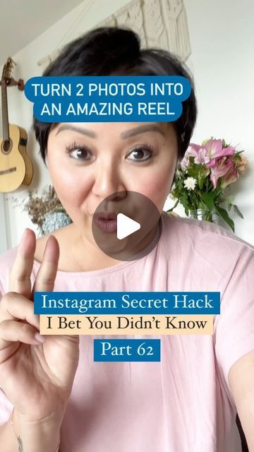 Gina | Social Media Marketing | Business Coach on Instagram: "👇Here’s a step-by-step guide for creating a fun and cool reel using the 2 photos:

✅ Follow @gina_socialmedia for more Instagram Growth Tips, social media marketing & everything Instagram. 

1️⃣ Start in Stories
 
2️⃣ Choose 2-Grid Layout:

 - Select the 2-grid layout on your lift side.

3️⃣ Upload Photos:

 - Upload your first photo.
 - Repeat the process for the second photo.
 - Adjust the size of each photo by pinching in and out to your desired layout.

4️⃣ Save to Camera Roll:

 - Tap on the checkmark and hit the save button to save your layout to your camera roll.

5️⃣ Head to Reels:

 - Open Reels and upload the photo you just saved.
 - Tap on your ✨ sparkle filter tab and search for “PhotoBooth Scroll v2”.

6️⃣ Add Tren Sparkle Filter, Ig Hacks, Instagram Growth Tips, Canva Hacks, Computer Hacks, Photo Social Media, Photo Reels, Camera Tricks, Social Media Marketing Instagram