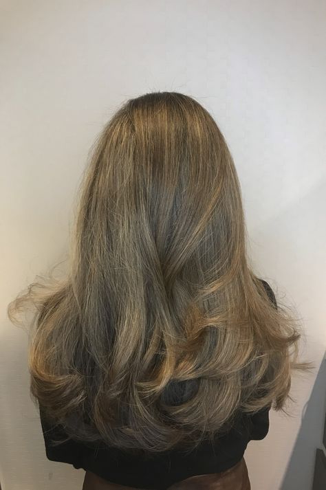 Blow Out by Janine, a Five-Star Salon Experience Blowout Hairstyles Prom, Blow Dry Hair Aesthetic, Thick Blowout Hair, 90s Soft Layers, 90s Soft Layered Hair, 90s Blowdry, Blowout No Layers, Blowed Out Hair, 90s Blowout Layers