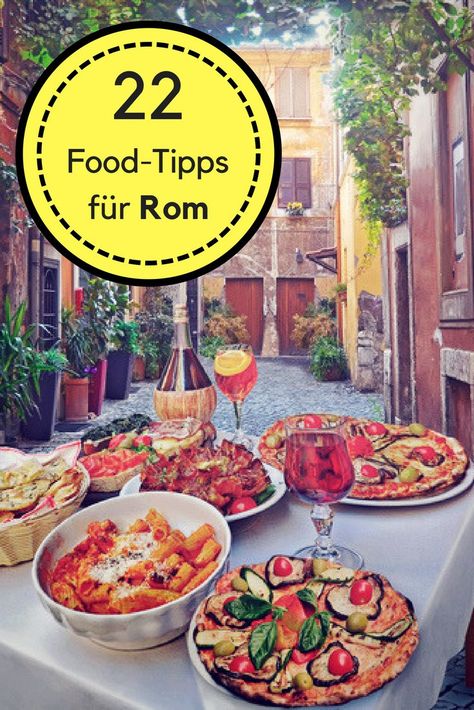 Rom Kurztrip geplant? Dann pinnt euch diese 22 Food-Tipps für Rom. Von den coolsten Rooftop Bars bis zum angesagtesten Frühstückscafé - hier findet ihr den ultimativen Food Guide für Rom. #Rom #Insidertipps #Italien #Kurztrip #Foodie Pesto Pizza Recipe, Naan Pizza Recipes, White Pizza Recipes, Chicken Pizza Recipes, Rome Food, Breakfast Cafe, Breakfast Party, Rooftop Bars, Chicken Pizza