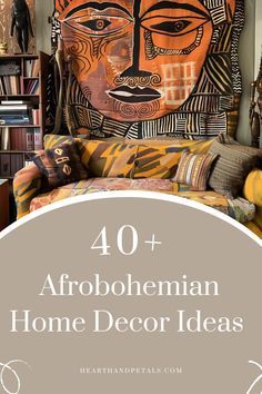 Earthy African Living Room, Afro Bohemian Kitchen, Afro Glam Decor, Afro Bohemian Style Decor Bedroom, Afrohemian Decor Living Room, Afrobohemian Home Decor, Afro Boho Living Room, African Living Room Ideas, Afro Boho Decor