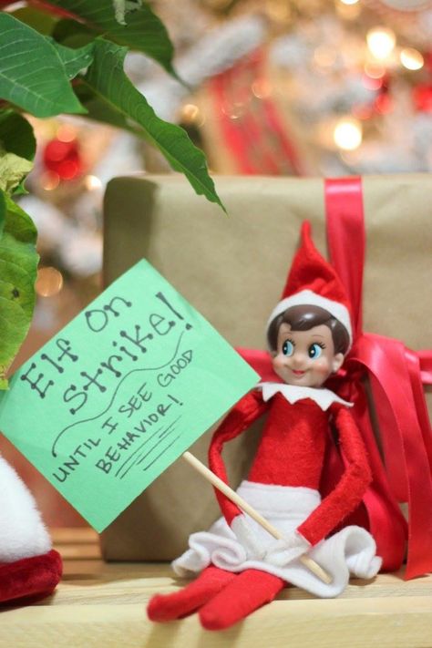 When your kids are bad! Kids Being Bad Elf Ideas, Elf On The Shelf Ideas For Kids Being Bad, What To Do With Elf When Kids Are Bad, Elf On The Shelf Ideas To Make Kids Behave, Elf When Kids Are Bad, Elf On The Shelf For Bad Kids, Elf On The Shelf Ideas For Bad Kids, Elf On Shelf When Kids Are Bad, Crafty Elf On The Shelf Ideas