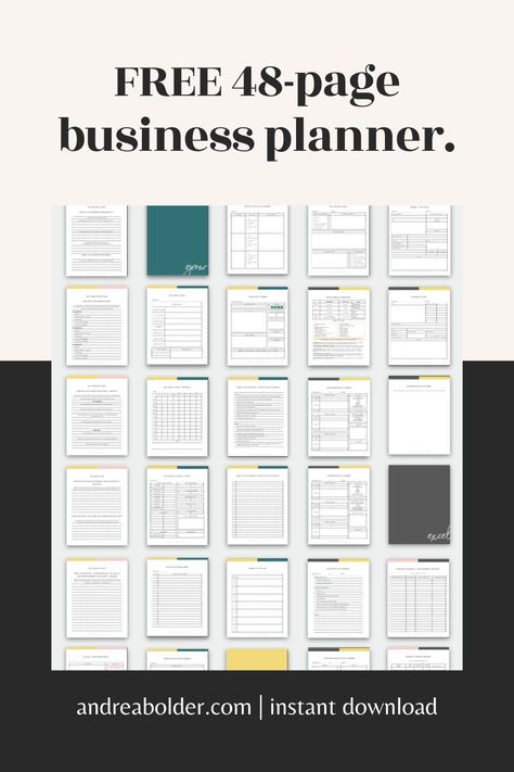 Business Plan Workbook, Business Idea Template, Bussines Plan Template Free, Planners For Business Owners, Small Business Planner Ideas, Small Business Checklist Free Printable, Small Business Free Printables, Free Business Planner Printables, Free Digital Business Planner