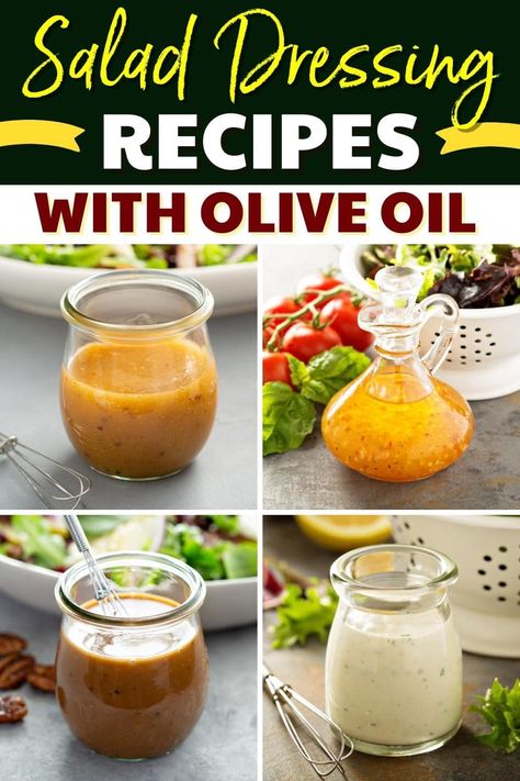 Olive Oil Salad Dressing Healthy, Olive Oil Salad Dressings, Healthy Olive Oil Dressing, Best Homemade Salad Dressing Recipes, Oil Based Salad Dressing Recipes, Homemade Olive Oil Dressing, Olive Oil And Vinegar Salad Dressing, Vinegarette Salad Recipes, Dressing For Pasta Salad Homemade