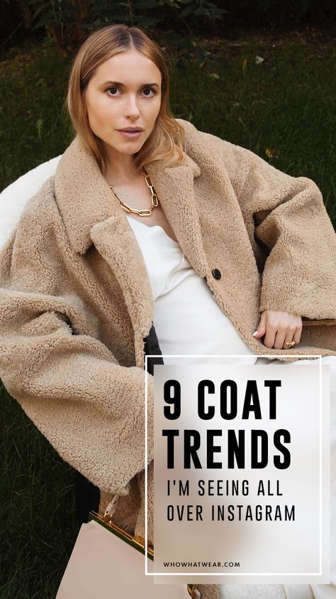 The biggest winter coat trends from Instagram Winter Coat Trends 2025, Winter Coats 2023 Trends, 2023 Winter Jacket Trends, Coats 2024 Trend, Trendy Coats For Women 2024, Winter Coat Trends 2023 2024, Coats 2023 Trend, Womens Coats 2023, 2024 Winter Coats