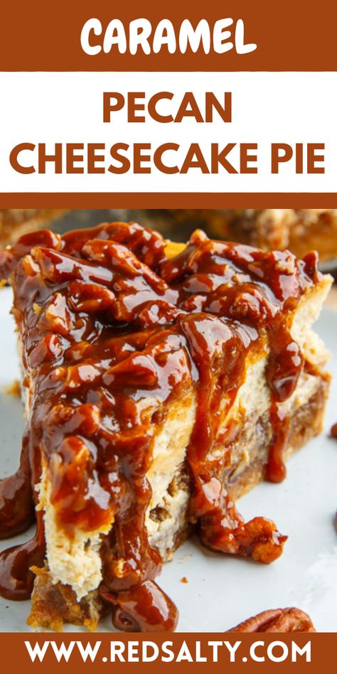 In this blog, I will share with you a caramel pecan cheesecake pie recipe that is extremely delicious. Chocolate Buttermilk Pie Recipe, Caramel Pecan Cheesecake Pie, Pumpkin Crunch Recipe, Pecan Cheesecake Pie, Polvorones Recipe, Pecan Pie Cheesecake Recipe, Buttermilk Pie Recipe, Cheesecake Pie Recipes, Caramel Pecan Pie