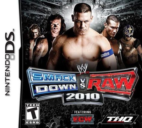 WWE SmackDown vs. Raw 2010 - Nintendo DS,#Raw, #SmackDown, #WWE, #DS Smackdown Vs Raw, Wrestling Games, Wwe Game, Virtual Boy, Nintendo Ds Games, Wrestling Videos, Wwe Smackdown, Ds Games, Wwe Raw