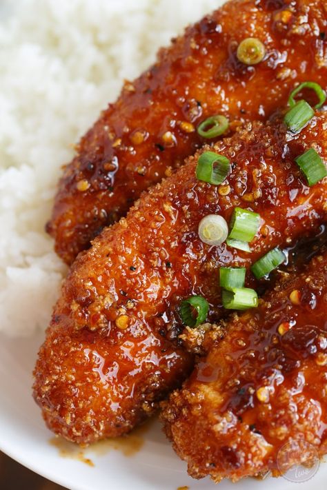 Chicken Tenders And Rice, Sweet And Spicy Chicken Tenders, Valentines Ball, Spicy Chicken Tenders, Boiled Chicken Breast, Sweet And Spicy Chicken, Spicy Chicken Recipes, Chicken Tender Recipes, Chipotle Chicken