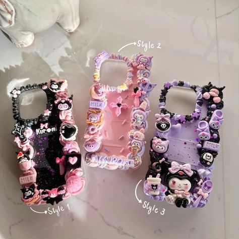 Decoden Ideas, Decoden Phone Cases, Sanrio Backpack, Decoden Diy, Decoden Case, Decoden Phone Case, Handmade Phone Case, Diy Iphone Case, Phone Ideas