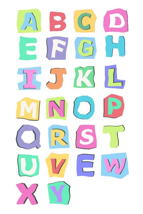 aLpHabEt(A-Z)🌟 - Google ไดรฟ์ Printable Stickers Alphabet, Aestetic Alphabet Letters, Alphabet Lettering Design, Alphabet Aesthetic Fonts, Journal Letters Printable, Aesthetic Alphabet Fonts, Font A-z, Font Aesthetic A-z, Printable Alphabet Letters Aesthetic