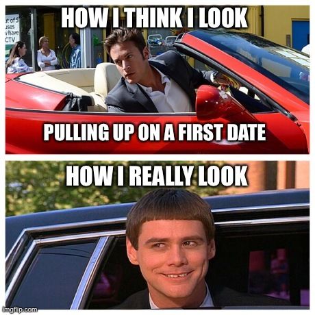 Expectation vs. Reality #funny First Date Meme, Awkward First Date, Fun First Dates, Memes For Him, Fast Life, Dating Humor Quotes, Flirting Moves, Memes Sarcastic, Dating Pictures