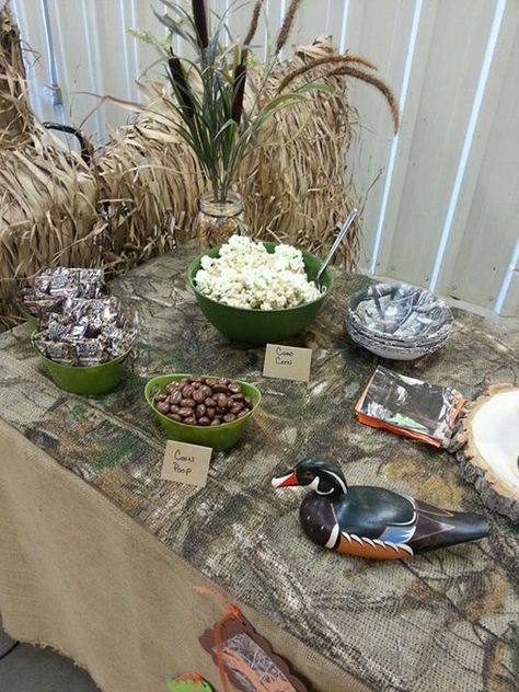 duck dynasty party ideas | Duck Dynasty Party Dove Hunting Birthday Party, Duck Hunting Theme Party, Mallard Duck Party Ideas, Duck Hunter Birthday Party, Mallard Duck Party Decor, Duck Hunting Party Decorations, Ducks Trucks And Eight Point Bucks Party, Duck Hunting Party Food Ideas, Duck Hunting Gender Reveal Ideas