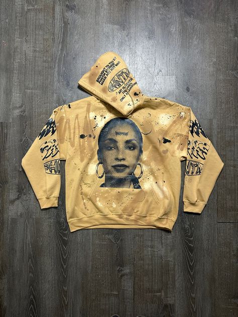 Sade Adu, Brown Hoodie, Art Street, Over Size, Champion Sweatshirt, Vintage Champion, Custom Sweatshirts, 1 Of 1, Make Art