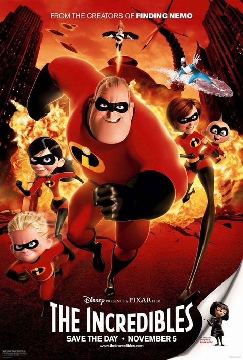 The Incredibles (2004) The Incredibles 2004, Disney Presents, Pixar Films, Movies Worth Watching, Film Disney, Disney Princes, Kids' Movies, Film D'animation, Walt Disney Pictures