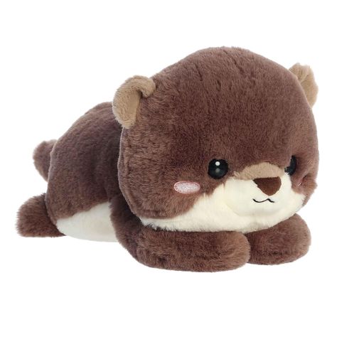 PRICES MAY VARY. This plush is approx. 6.5" x 9.5" x 5" in size. The softest Aurora plush materials crafted for ultimate comfort Designed to lay flat, they're an open invitation to unwind alongside them This otter plushie has its arms sprawled out for big hugs! To ensure stability and quality, this plush contains bean pellets suitable for all ages Oddie Otter from the Too Cute Plush Collection is here to steal your heart with its irresistibly soft chestnut fur and lovable, huggable shape. This p Fluffy Plushies, Plush Collection, Sparkling Eyes, Indoor Toys, Beach Toys, Big Hugs, Cute Plush, Plush Animals, Too Cute