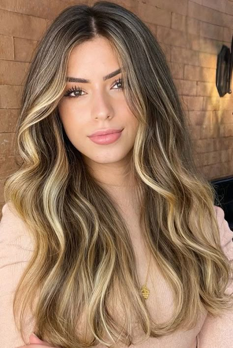 Prom Hairstyles Blonde, Hairstyles Blonde Highlights, Beige Blonde Highlights, Blonde Highlights Ideas, Hair Inspiration Blonde, Black Hair Balayage, Highlights Ideas, Hairstyles Blonde, Brunette Hair With Highlights