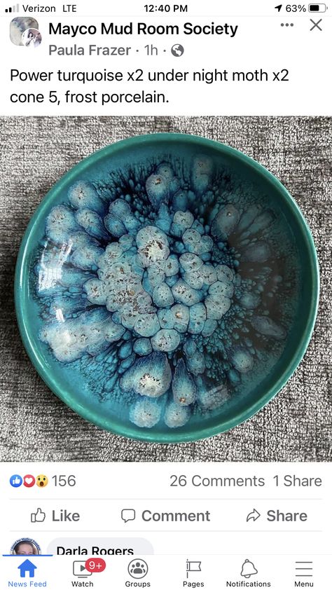 Power Turquoise Glaze, Dinnerware Inspiration, Glaze Combinations, Turquoise Glaze, Amaco Glazes, Ceramic Glaze Recipes, Pottery Videos, Ceramic Techniques, Glaze Ceramics