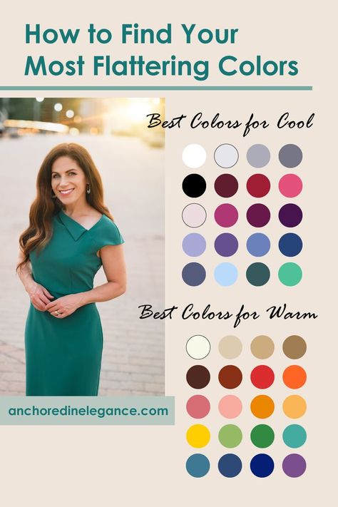 the best colors for both warm and cool skin types What Colours Suit Me, Color Matching Clothes, Wardrobe Color Guide, Colorful Wardrobe, Cool Color Palette, Color Combos Outfit, Warm Skin Tone, Combination Fashion, Cool Skin Tone