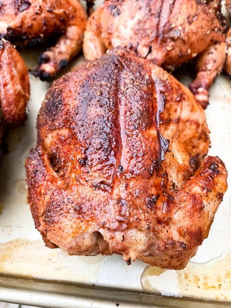 Traeger Smoked Cornish Hens | Grilled Cornish Game Hens Recipe Cornish Game Hen Recipes Smoked, Smoked Cornish Game Hens, Smoked Cornish Hens In Pellet Smoker, Smoked Cornish Hen Recipe, Grilled Cornish Game Hen Recipes, Smoked Cornish Hens, Cooking Cornish Hens, Game Hen Recipes, Cornish Game Hen Recipes