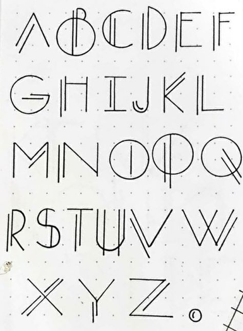 Modern Lettering Alphabet, Unique Lettering Fonts Hand Drawn, Cool Fonts Alphabet Creative, Unique Fonts Alphabet, 3 Letter Logo Design, Cool Letter Fonts, Logo Design Ideas Graphics, Bullet Journal Fonts, Handwritten Alphabet