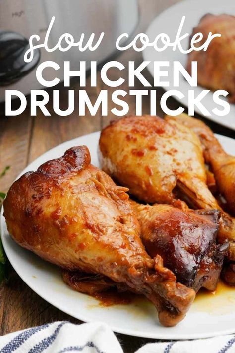 Slow Cooker Chicken Drumsticks, Crockpot Chicken Leg Recipes, Pulled Pork Nachos, Slow Cooker Bbq Chicken, Chicken Leg Recipes, Drumstick Recipes, Chicken Drumstick Recipes, Slow Cooker Bbq, Drum Sticks