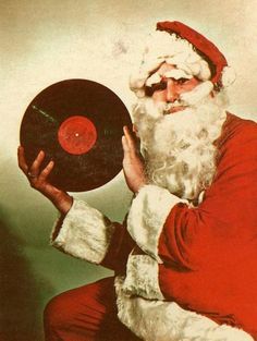 vinyl santa Christmas Music Wallpaper, Christmas Music Aesthetic, Hood Christmas, Christmas Hope, Dj Art, Christmas Ad, Vinyl Music, Santa Clause, 45 Rpm