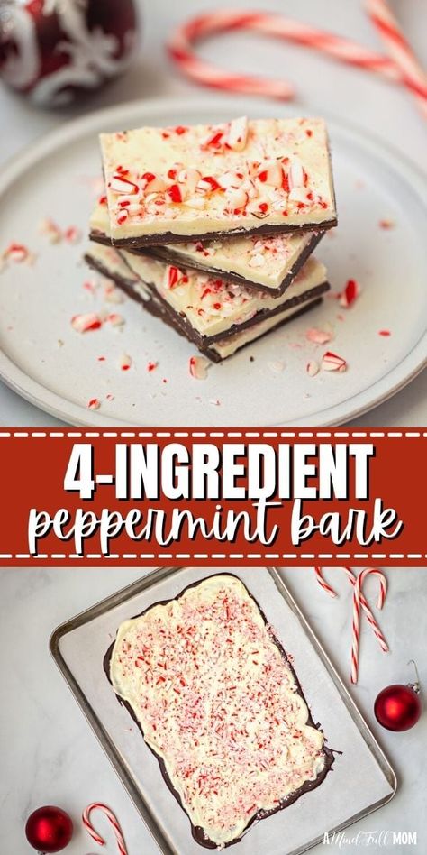 Candy Cane Bark Recipe, No Bake Peppermint Bark Snowballs, Candy Bark Recipes, Ghirardelli Peppermint Bark, Peppermint Bark Recipe, Homemade Peppermint Bark, Holiday Desert, Peppermint Bark Recipes, Chocolate Peppermint Bark